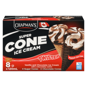 Chocolate Twister Ice Cream Cone