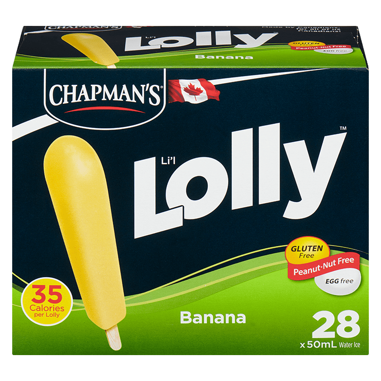 Chapman's banana lolly water ice