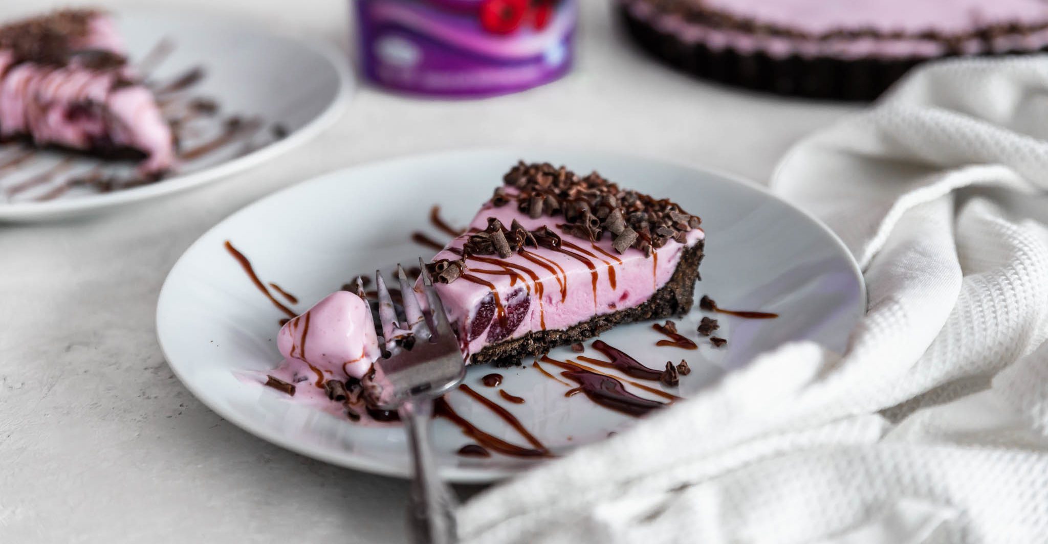 Chapman's Black Forest Ice Cream Tart