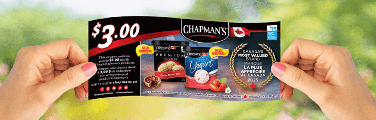 chapman’s $3 Annual Coupon 2026