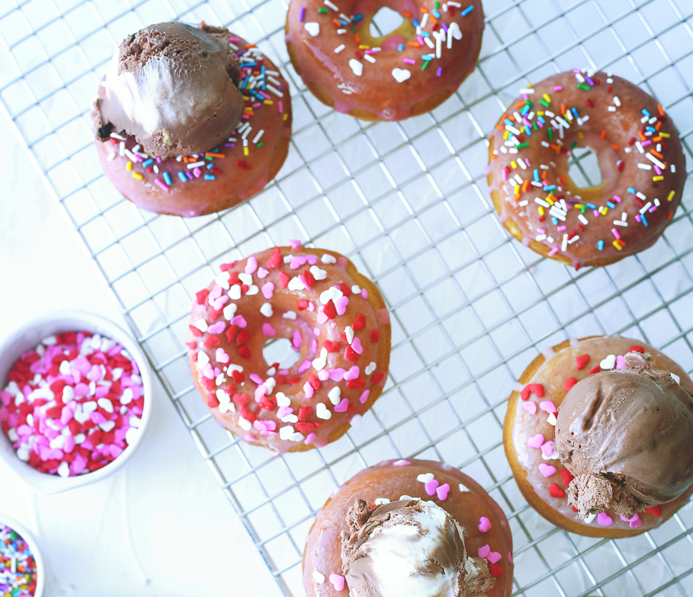 Chapman's Recipe Heavenly Hash ice cream donut