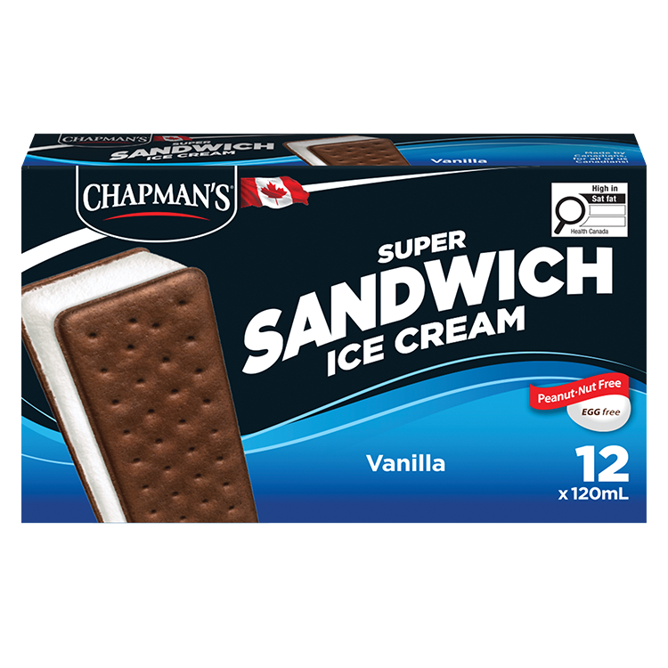 Chapman's Vanilla Ice Cream Sandwich