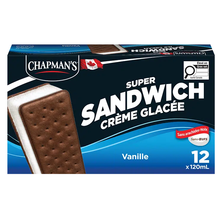 Chapman's Vanilla Ice Cream Sandwich