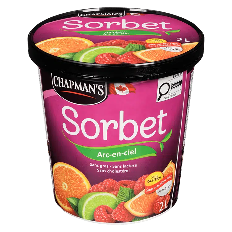 Chapman's Rainbow Sorbet