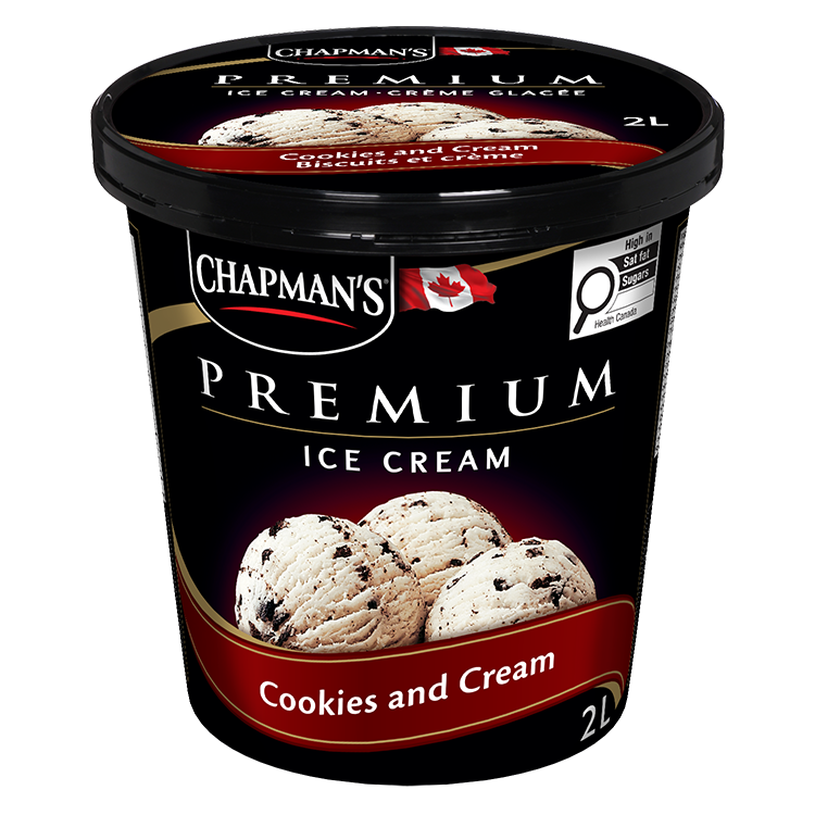 Chapman's Premium Cookies & Cream Ice Cream