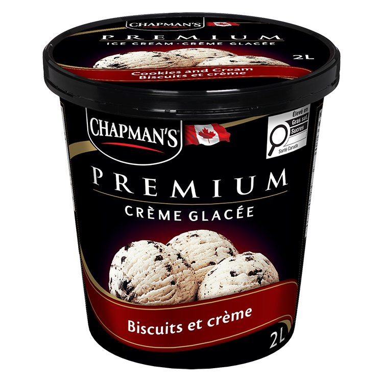 Chapman's Premium Cookies & Cream Ice Cream
