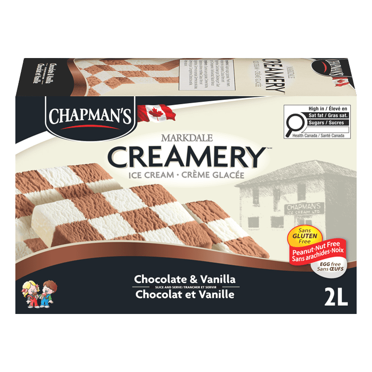 Chapman's Original Chocolate & Vanilla Checkerboard Ice Cream