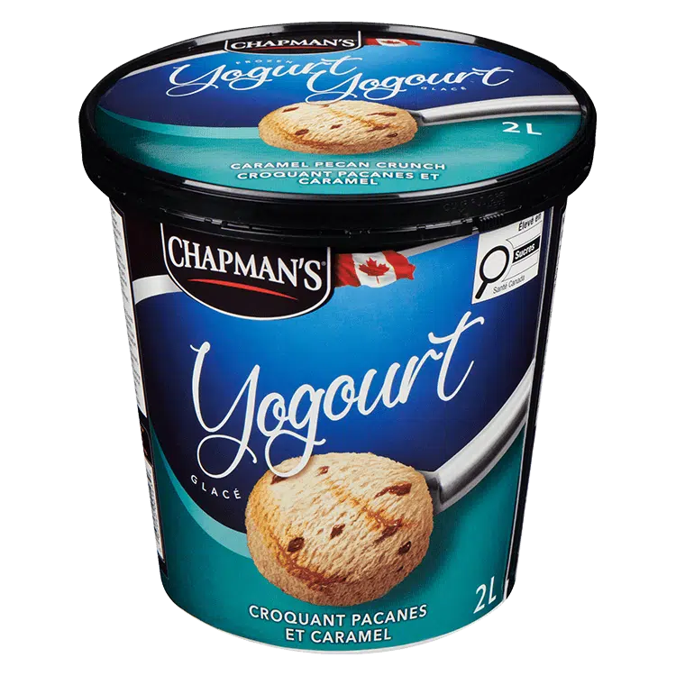 Yogourt glacé croquant aux pacanes et caramel Chapman's