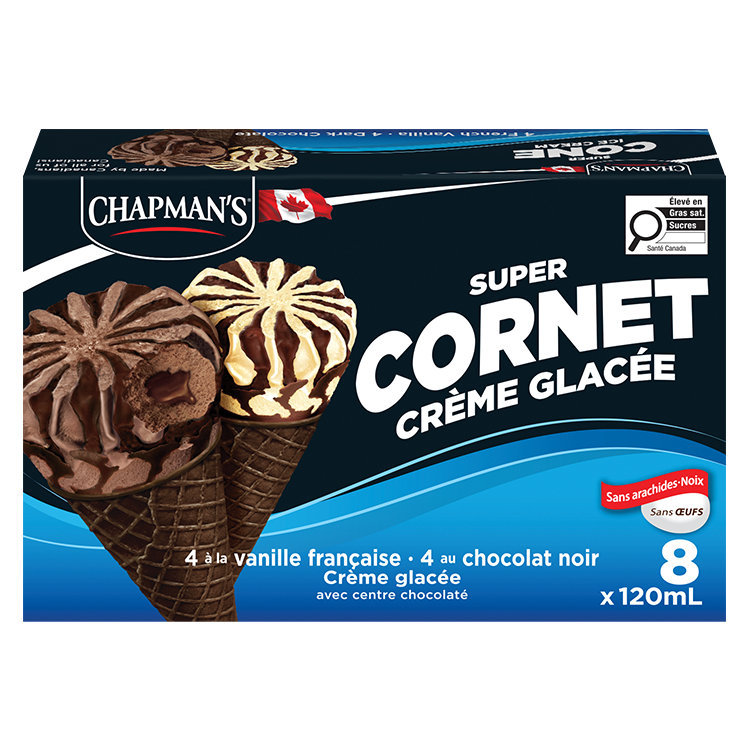 Chapman's Vanilla & Chocolate Ice Cream Cone