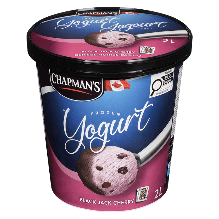 Chapman's Black Jack Cherry Frozen Yogurt