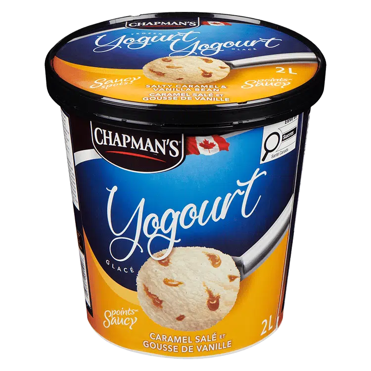 Chapman's Vanilla Bean with Salty Caramel Frozen Yogurt