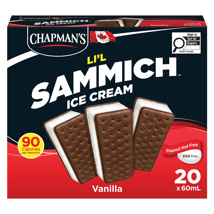 Chapman's vanilla ice cream LI'L SAMMICH