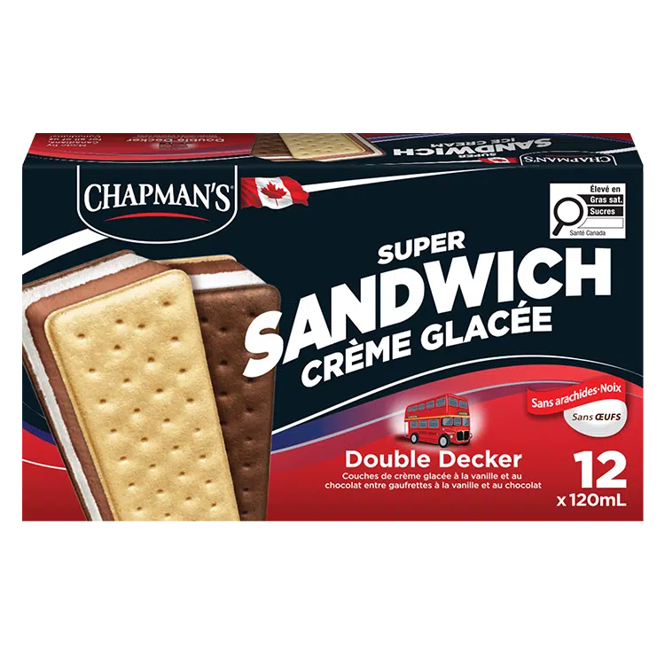 Chapman's Double Decker Ice Cream Sandwich