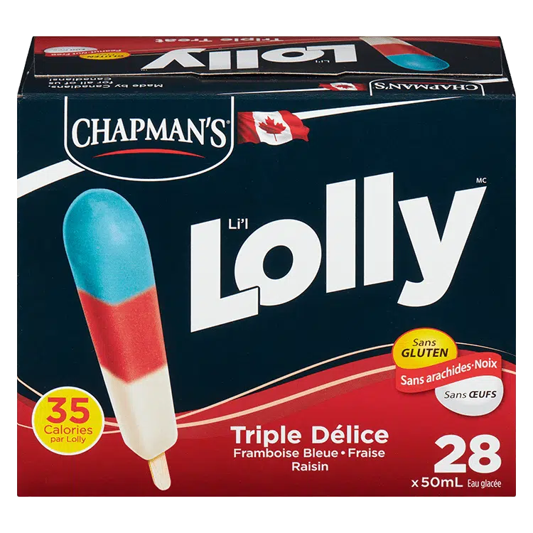 Chapman's Triple Treat Lolly