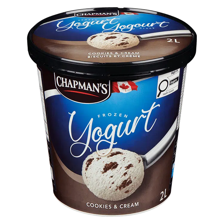 Yogourt glacé biscuits et crème Chapman's