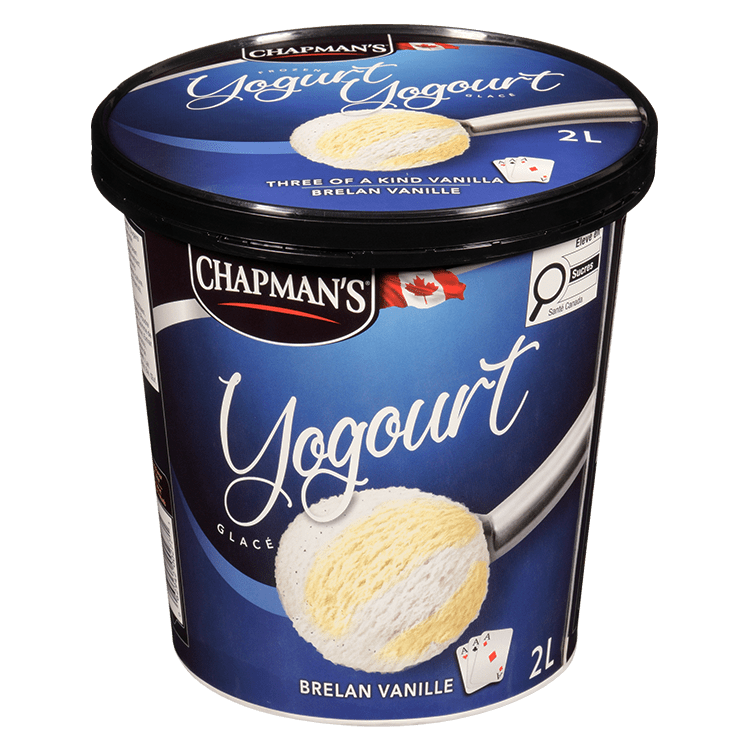 Chapman's Three of a Kind Vanilla Frozen Yogurt
