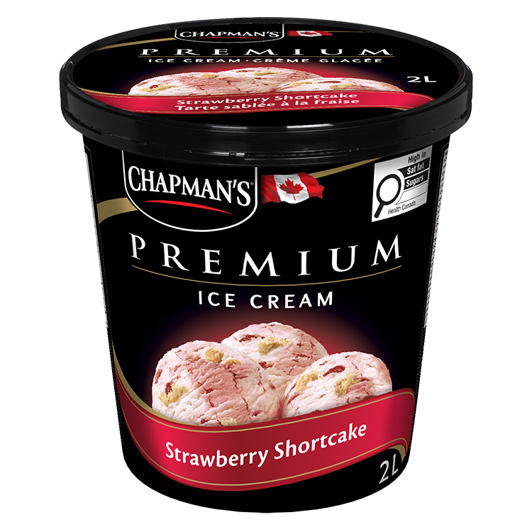 Chapman's Premium Strawberry Shortcake Ice Cream