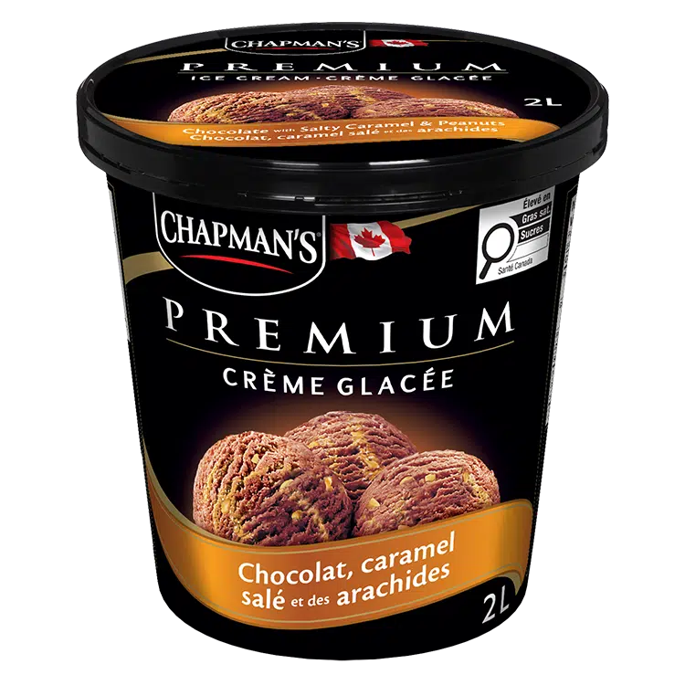Chapman's Premium Chocolate With Salty Caramel & Peanuts Ice Cream