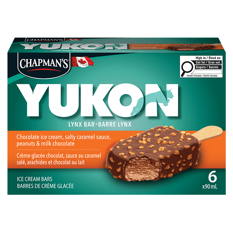 Chapman's Yukon Chocolate, Peanut & Salty Caramel Ice Cream Bar