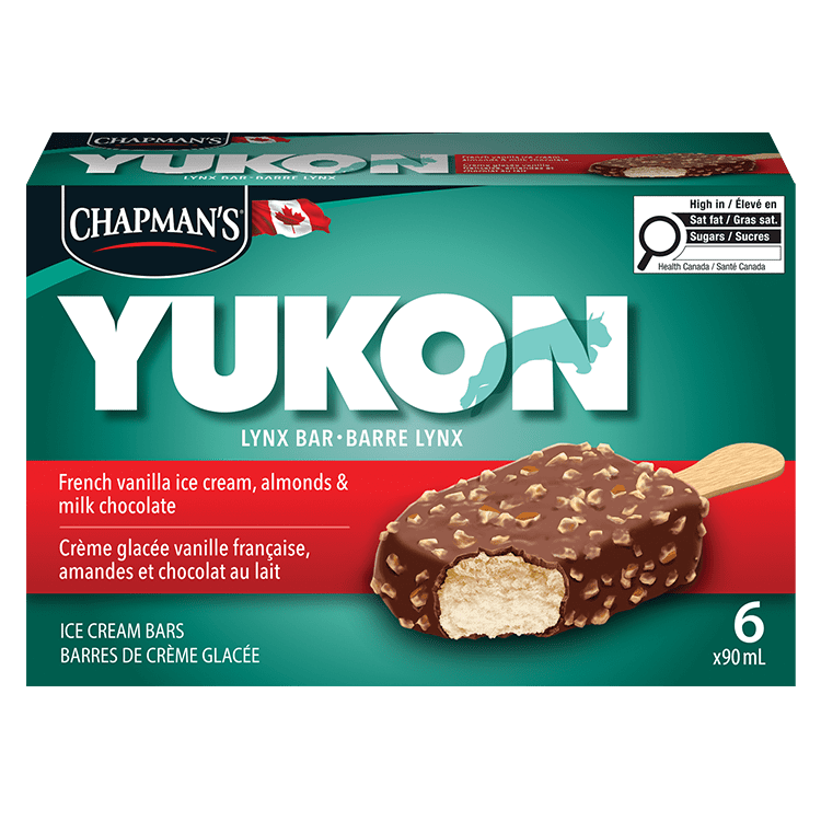 Chapman's Yukon French Vanilla & Almond Ice Cream Bar