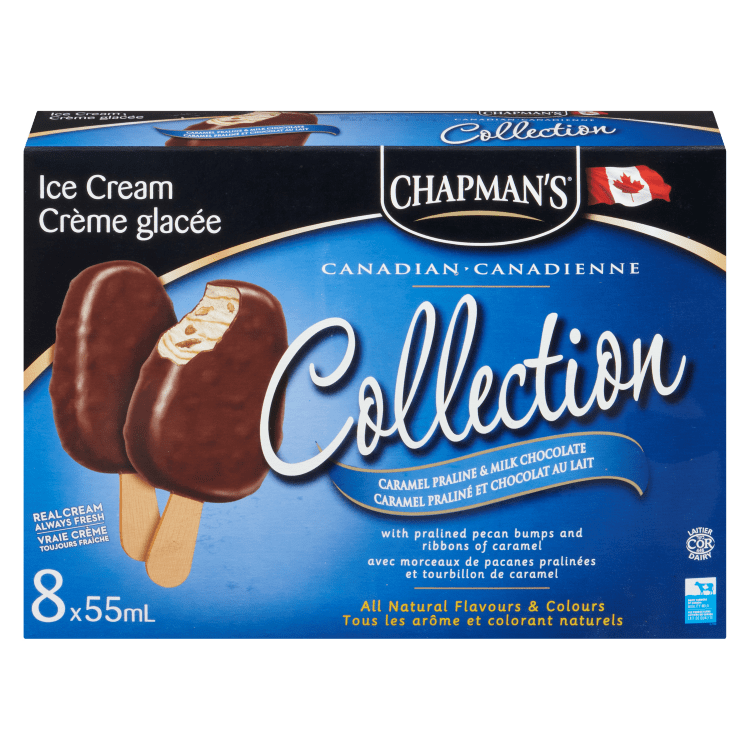 Chapman's Canadian Collection Caramel Praline Ice Cream Bar