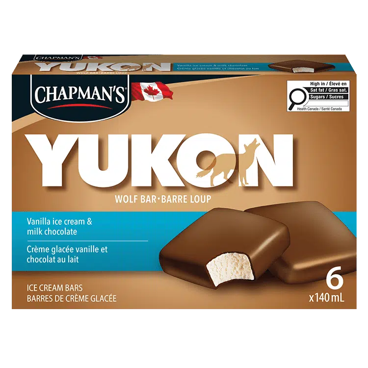 Chapman's Yukon Vanilla Ice Cream Bars