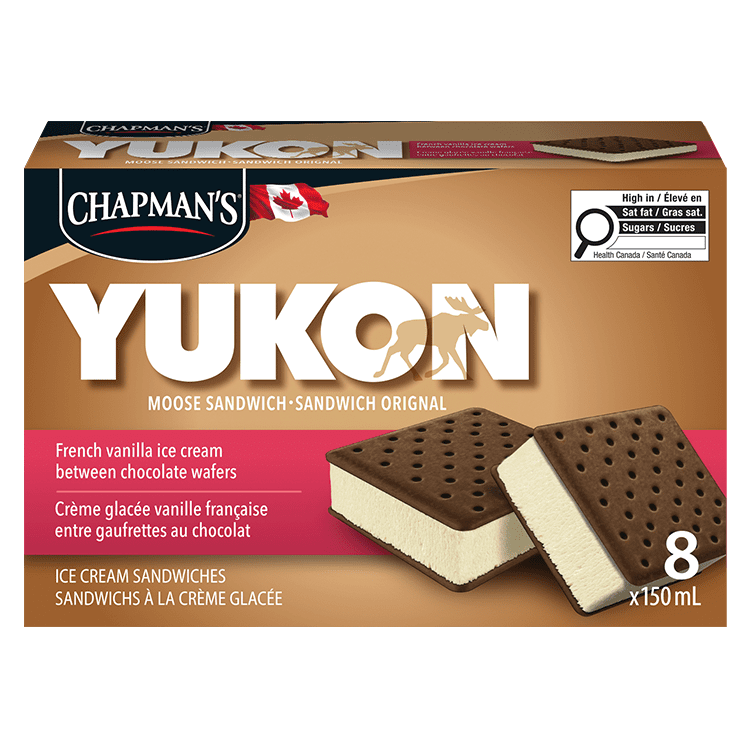 Chapman's french vanilla ice cream sandwich