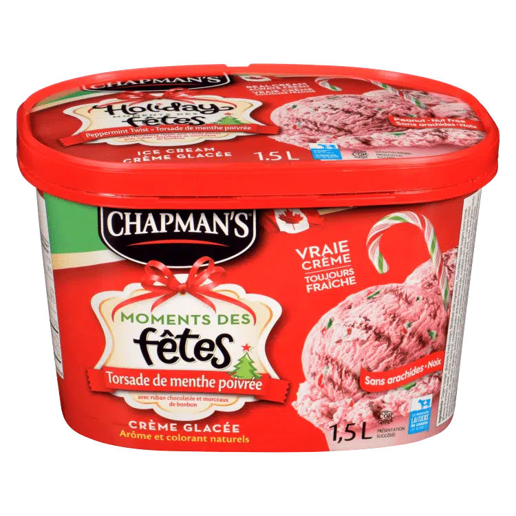 Crème glacée à la menthe poivrée Chapman's